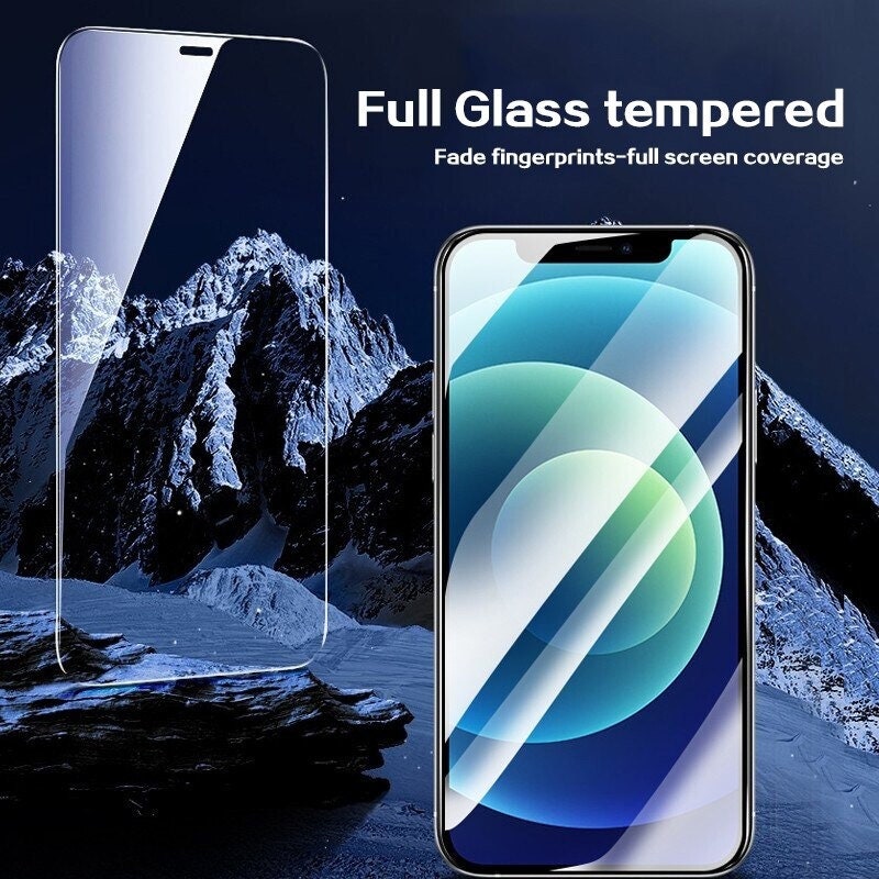 4PCS Full Cover Screen Protective Glass iPhone