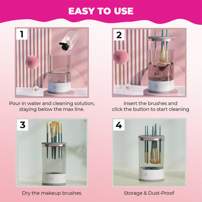 Bristlefy™ - Electric Makeup Brush Cleaner