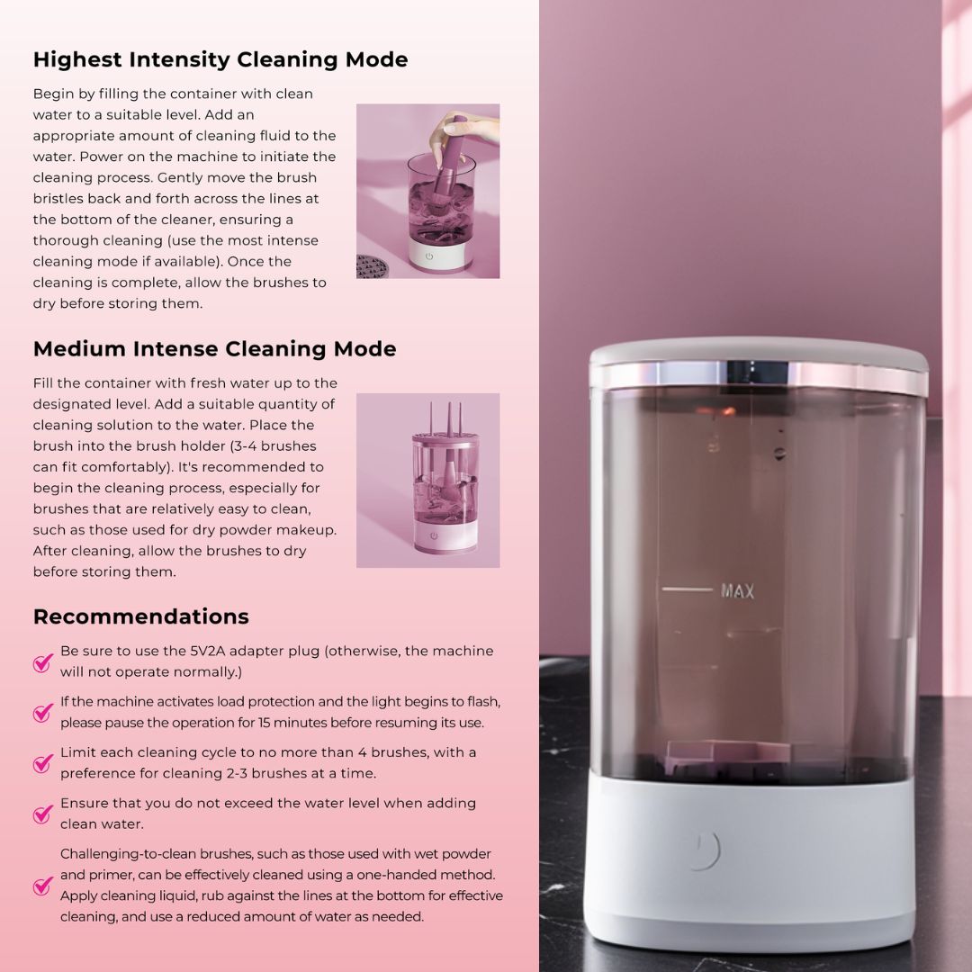 Bristlefy™ - Electric Makeup Brush Cleaner